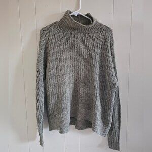 American Eagle Chunky Oversized Mock Neck Sweater
